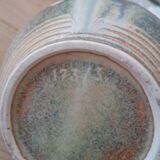 Flower-shaped stoneware vase