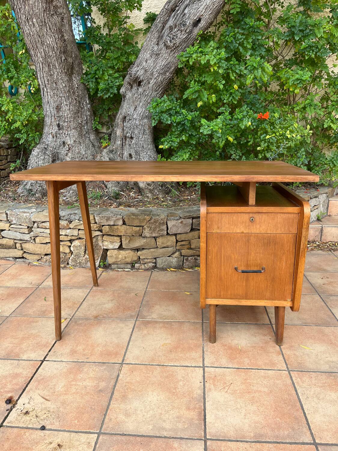 SAM oak desk from the 50s
