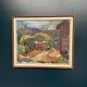 Original Swedish Oil on Panel – “Landskap” by Kulo Green – Signed – Vintage