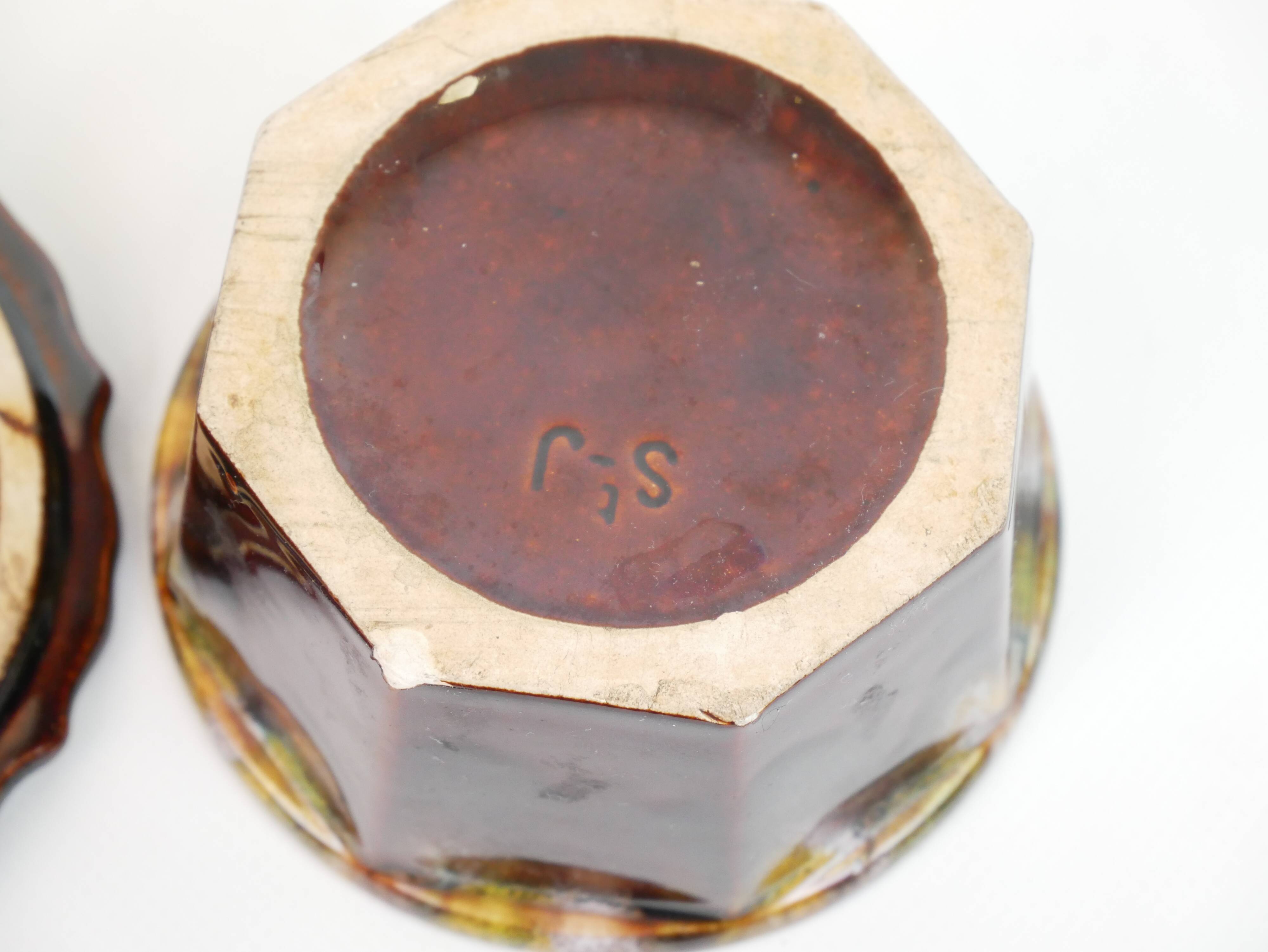Small enamelled ceramic box