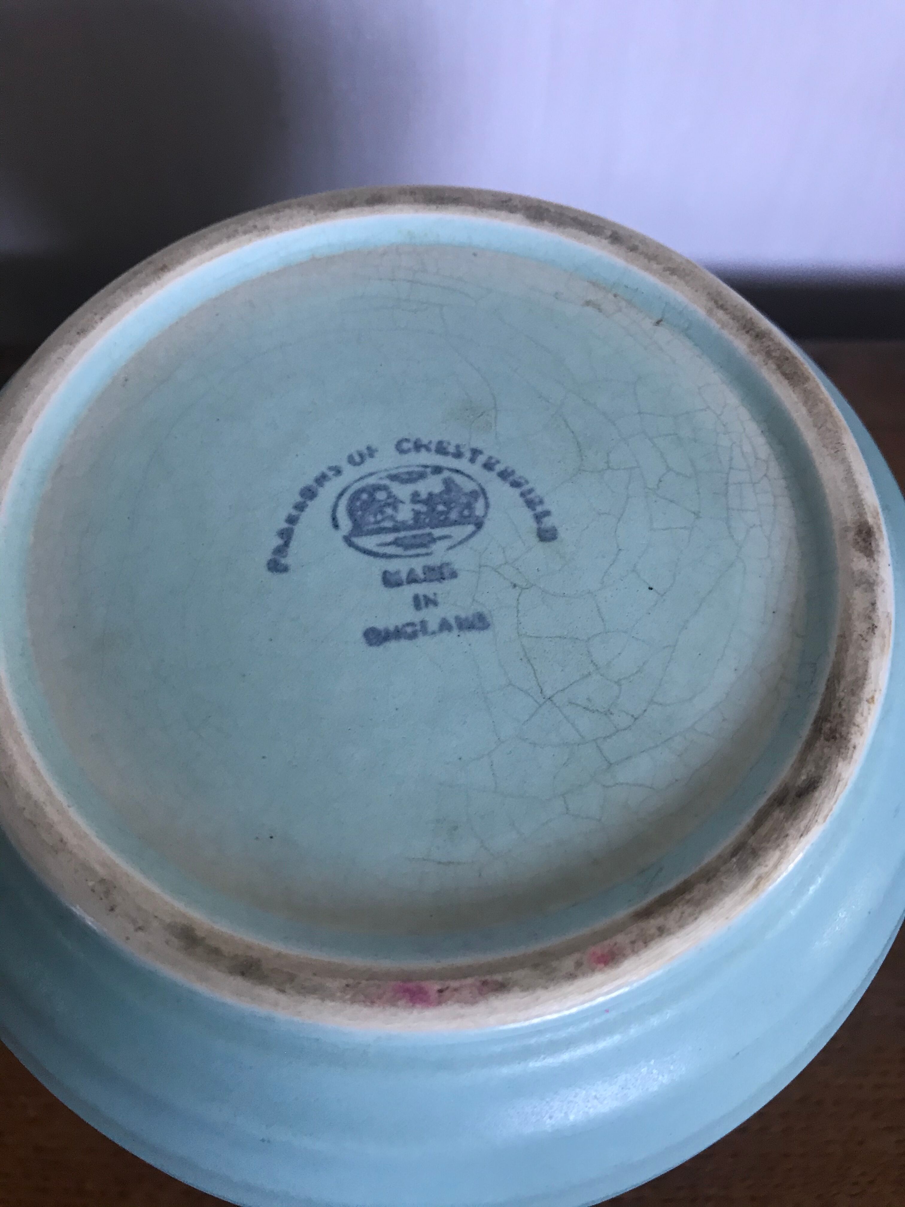 Vase en grès Pearson of Chesterfield vintage