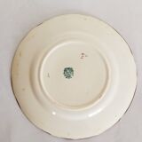 Porcelain dessert plate, Minton Decor 247, blue, Sarreguemines