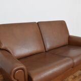 Mid-Century Danish Leather Sofa, 1960s