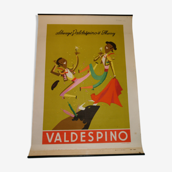 50s poster "Cognac Valdespino", Spain