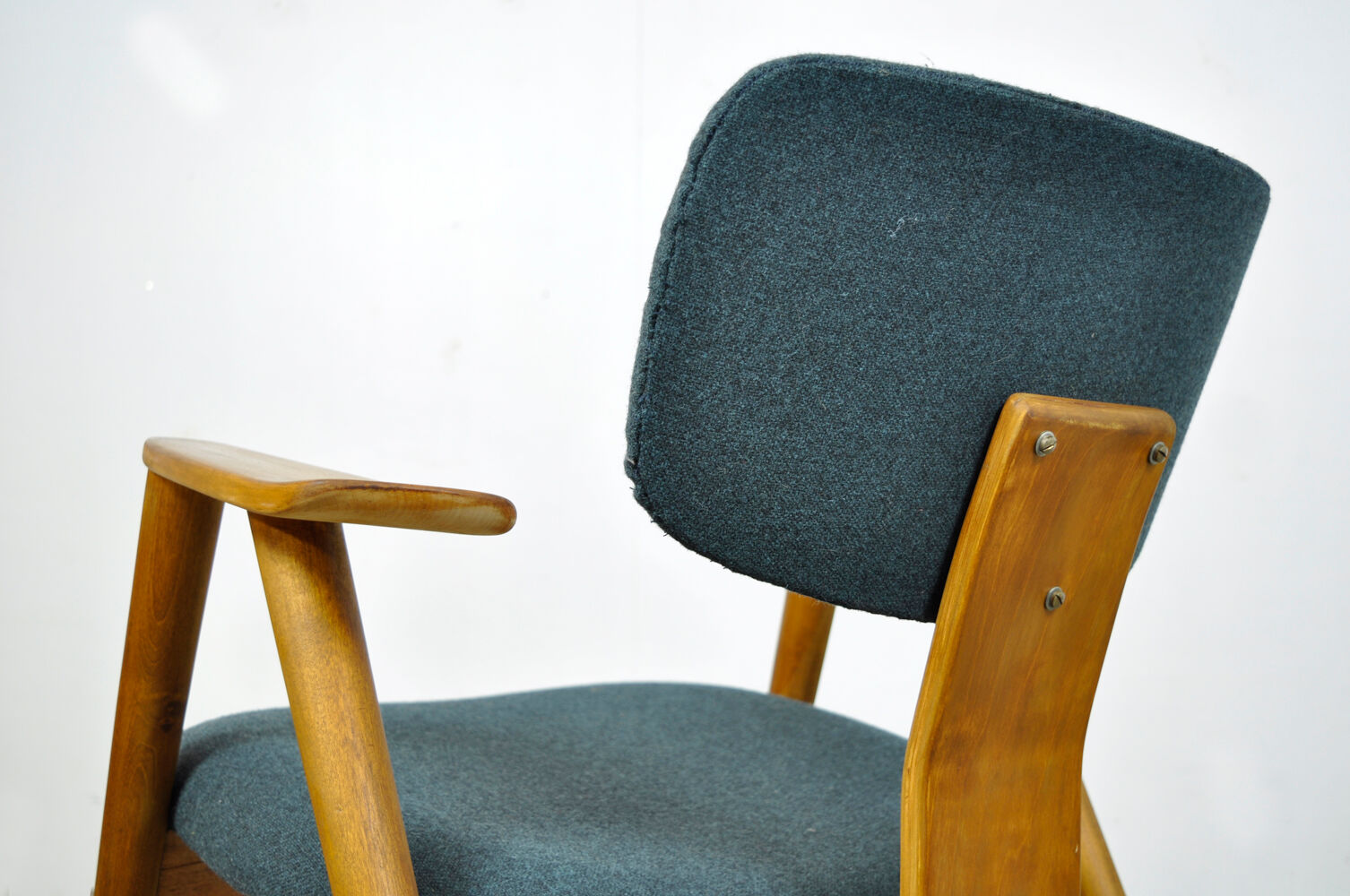 Mid-century set of two Birch armchairs FT14 by Cees Braakman for Pastoe, 1950s