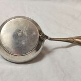 Tea strainer, art deco, silver metal.