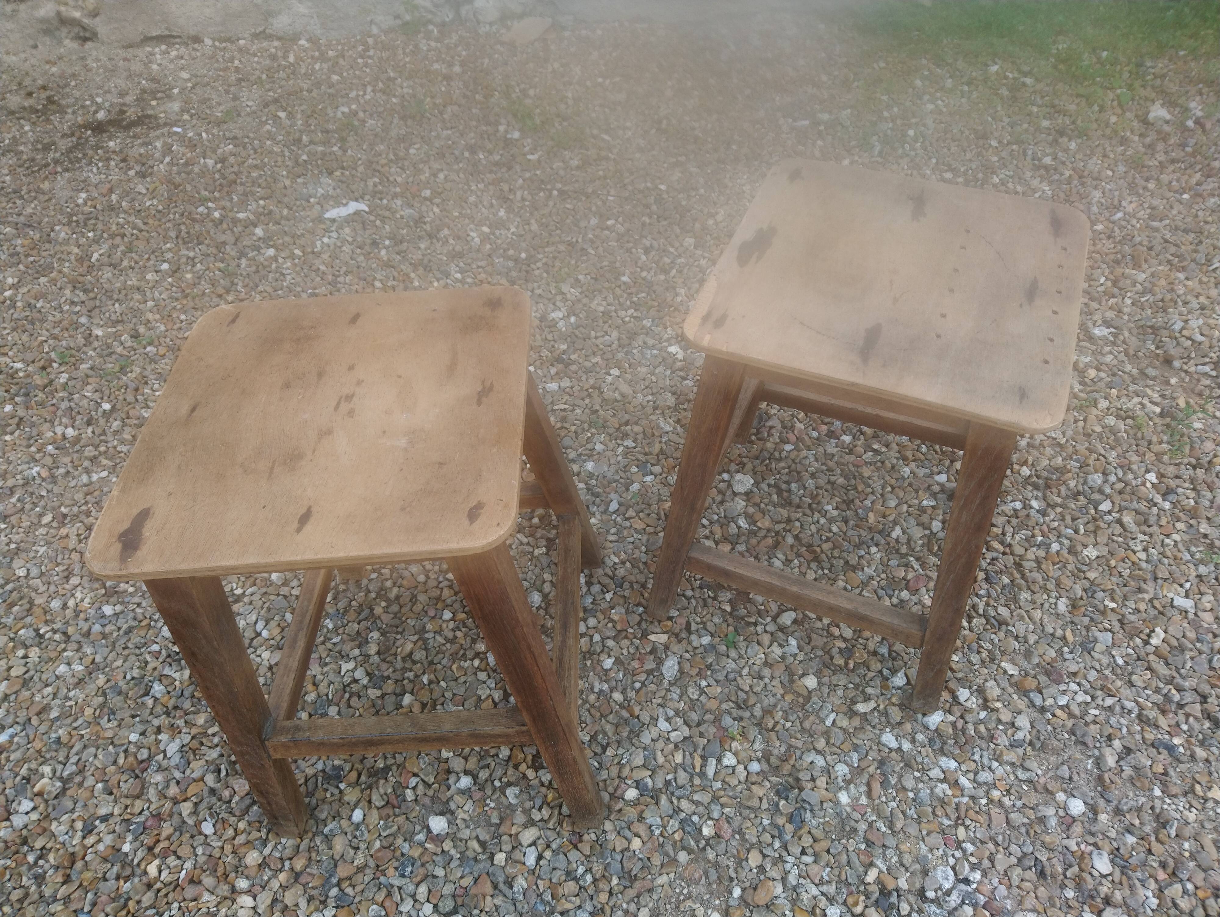 Pair of vintage stools