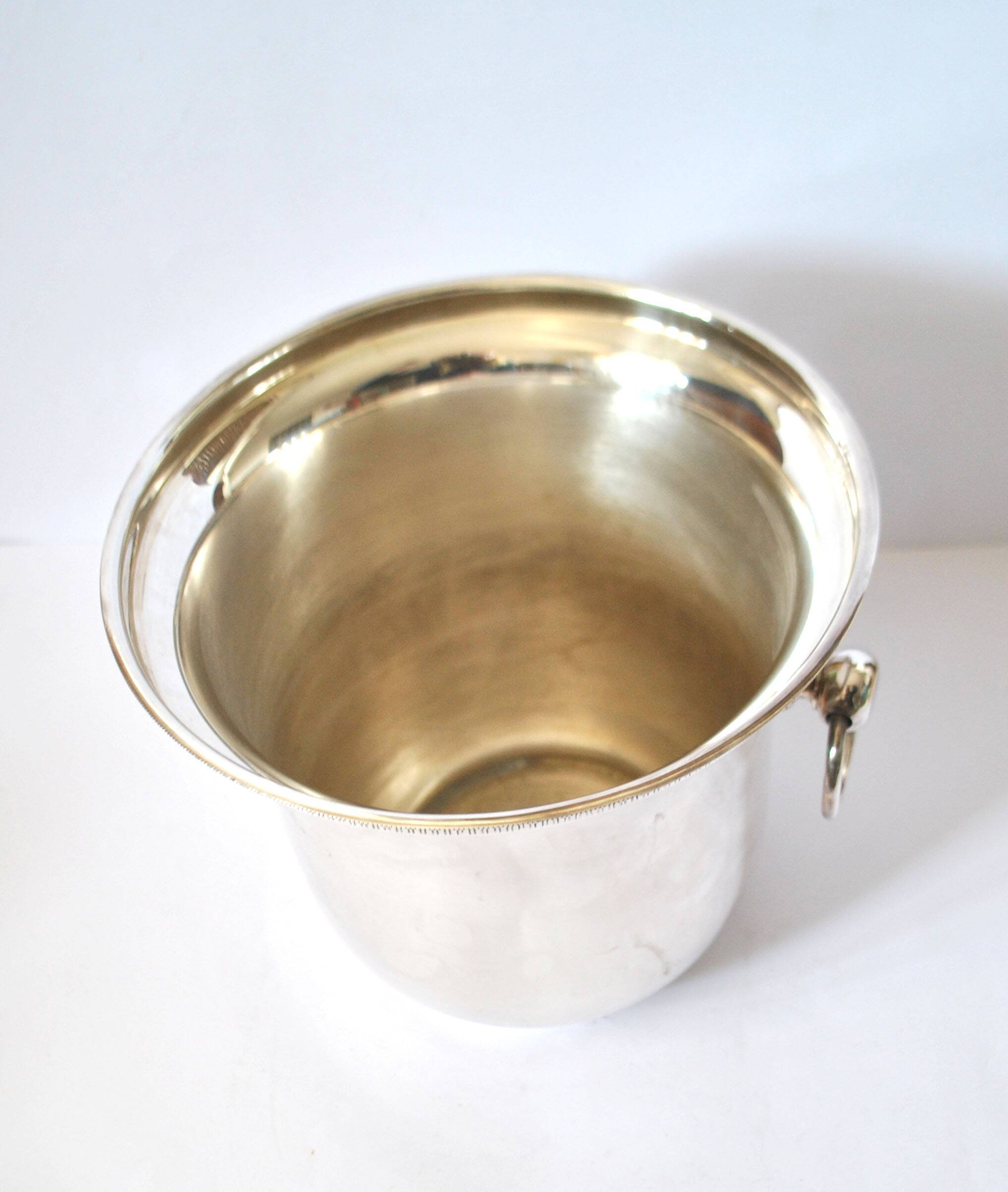 Vintage silver-plated champagne bucket Ice cooler Bar