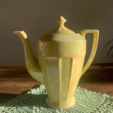 Pearly art deco teapot