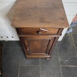 Louis Philippe style bedside table in walnut