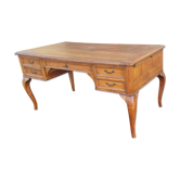 Bureau style Louis XV en merisier massif