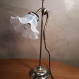 Opalescent tulip swing lamp 1900