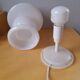 Lampe champignon en opaline de Murano, 1970