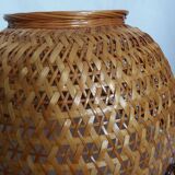 Wicker rattan pendant lampshade