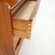 1960s danish teak writing cabinet