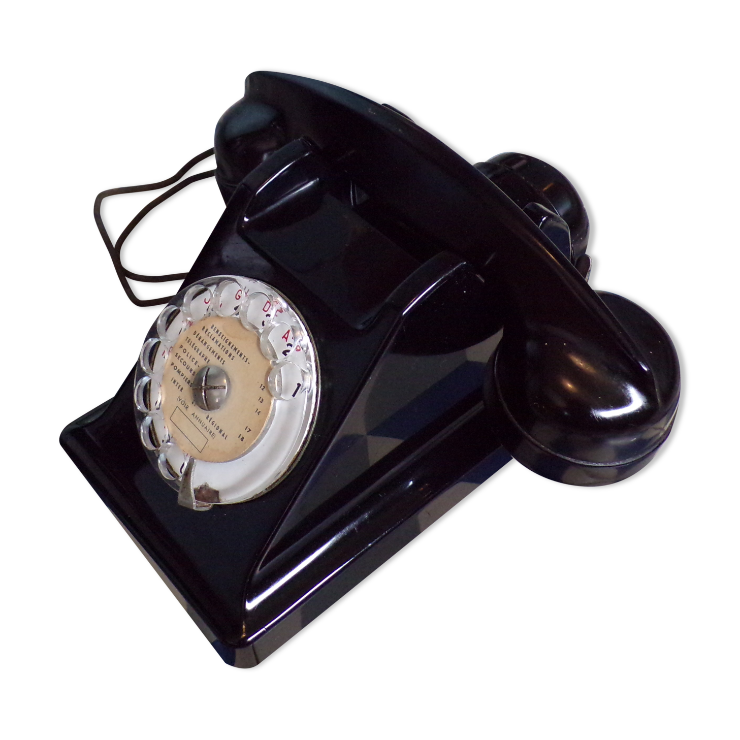 Vintage Bakelite Dial Phone