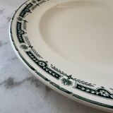 Longwy Earthenware Flat Plate - Josette Model