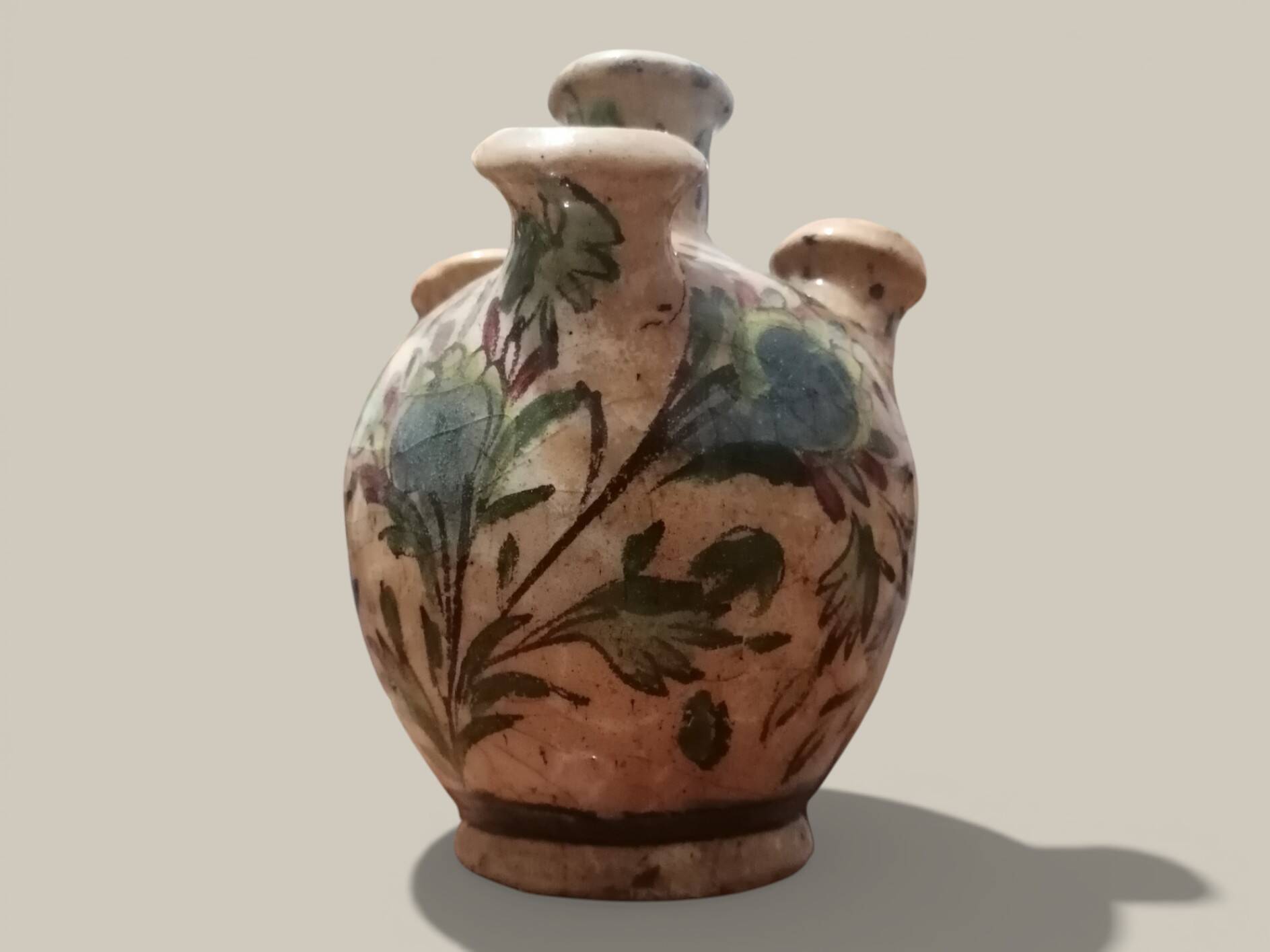 Antique flower vase in Iznik ceramic - Persia (Turkey/Iran) - Period