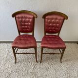 Napoleon 3 Satin Ball Chairs (X2)