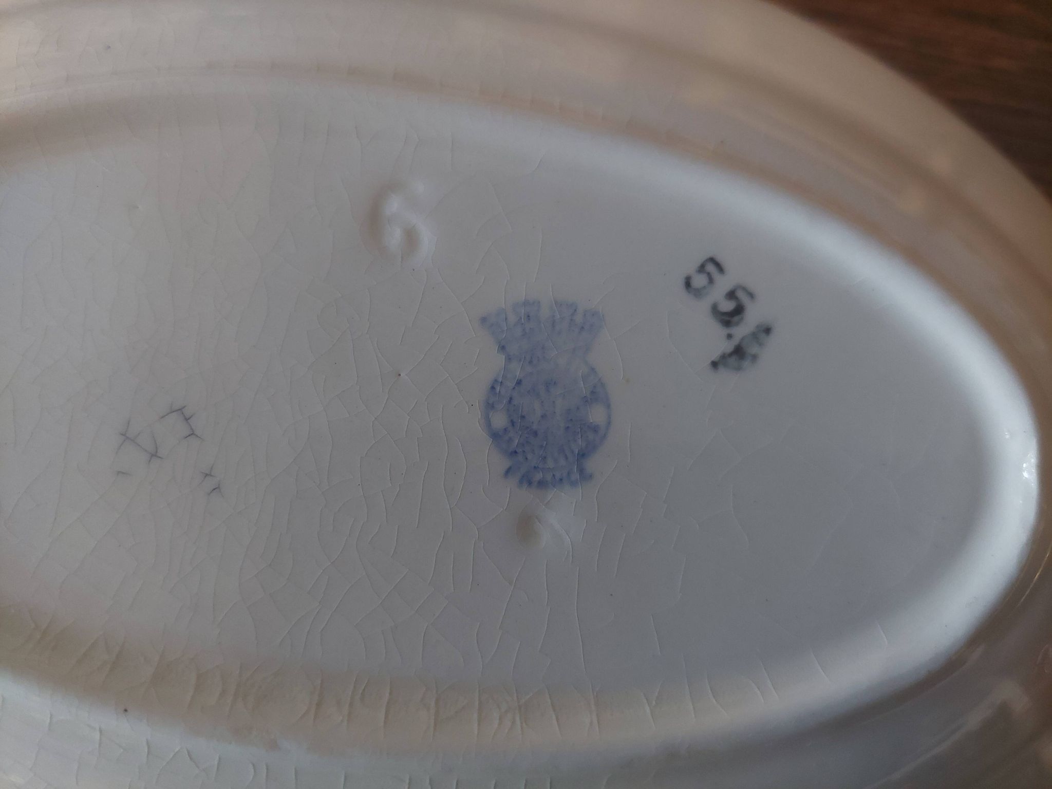 Ravier in earthenware from Badonviller iron clay