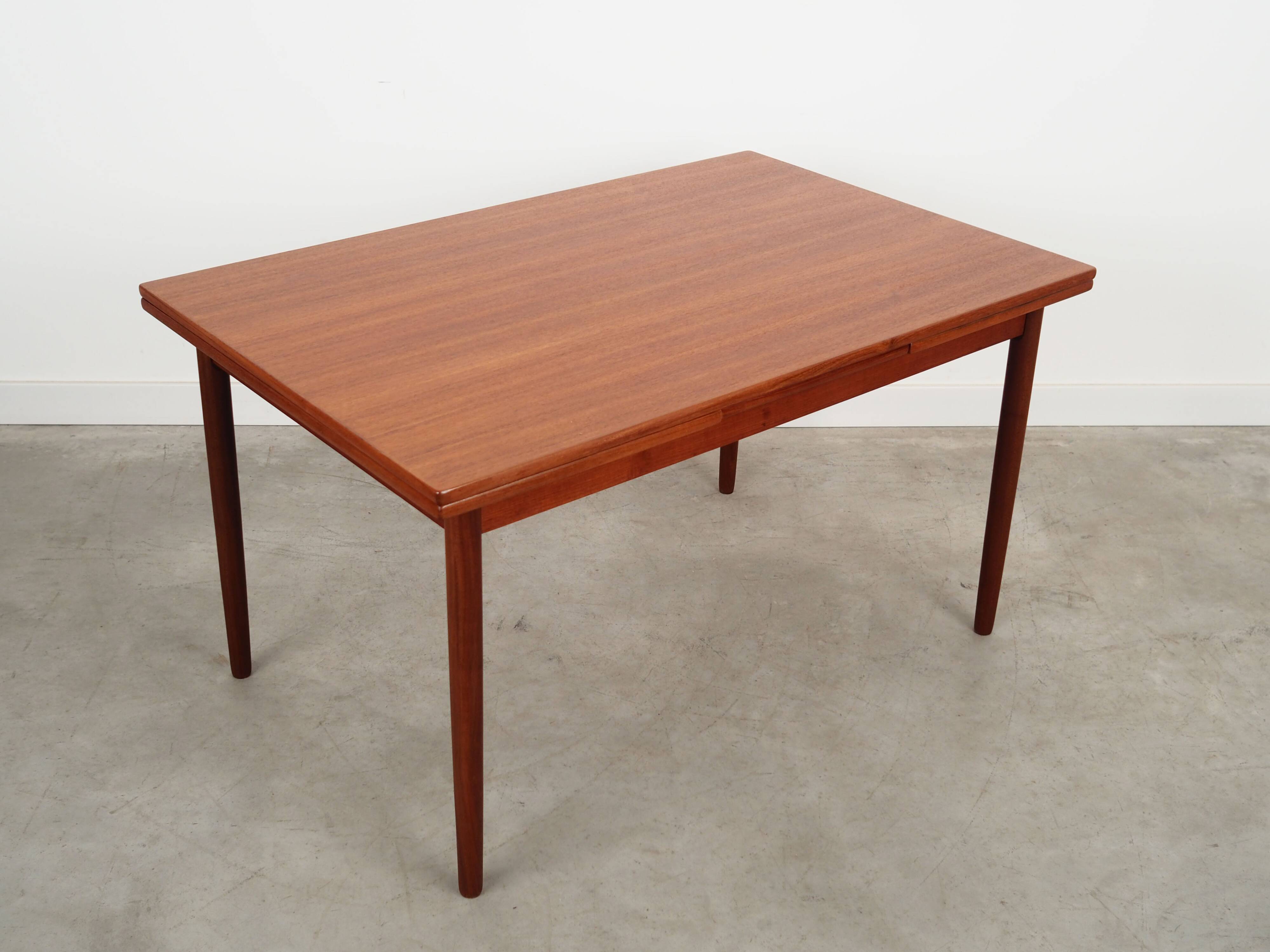 Teak table, Danish design, 1970s, production: Denmark