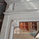 Old beveled trumeau mirror 105x73cm