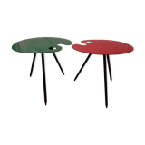 Lot de 2 tables palette de Lucien De Roeck