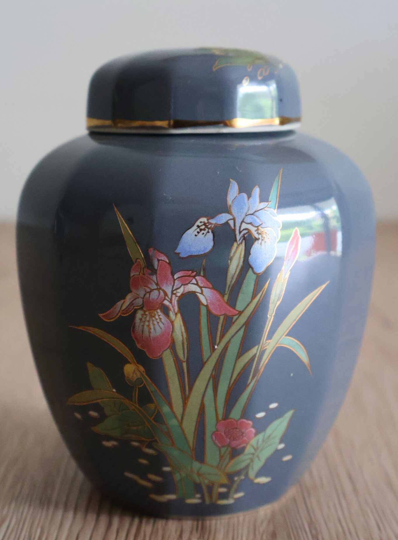 Japanese porcelain tea or ginger pot