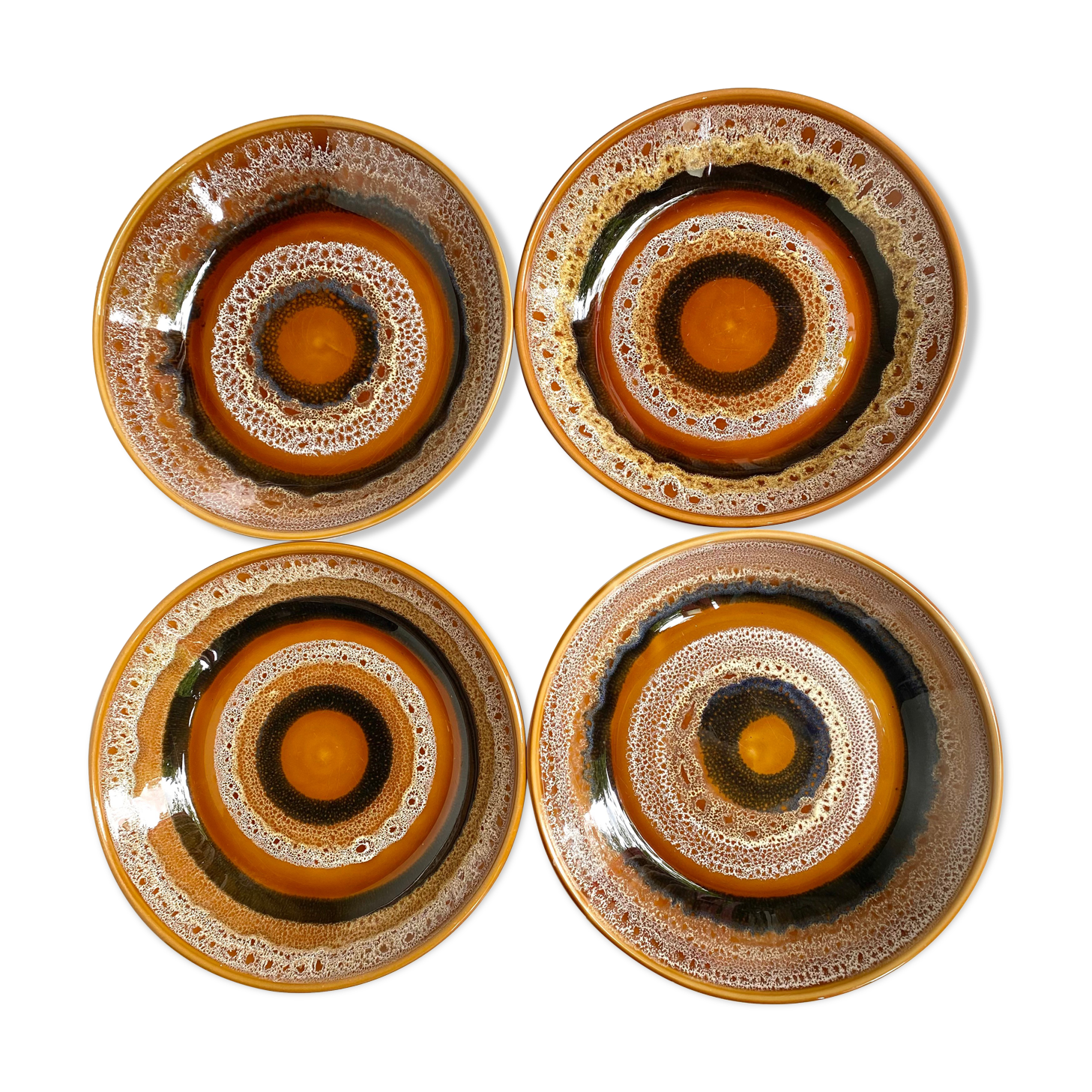 Assiettes creuse Sarreguemines Hawaï