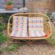 Rattan bench