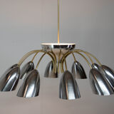 Huge space age chandelier, 1960