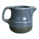 Petite saucière, crémier bleu tachetée en céramique