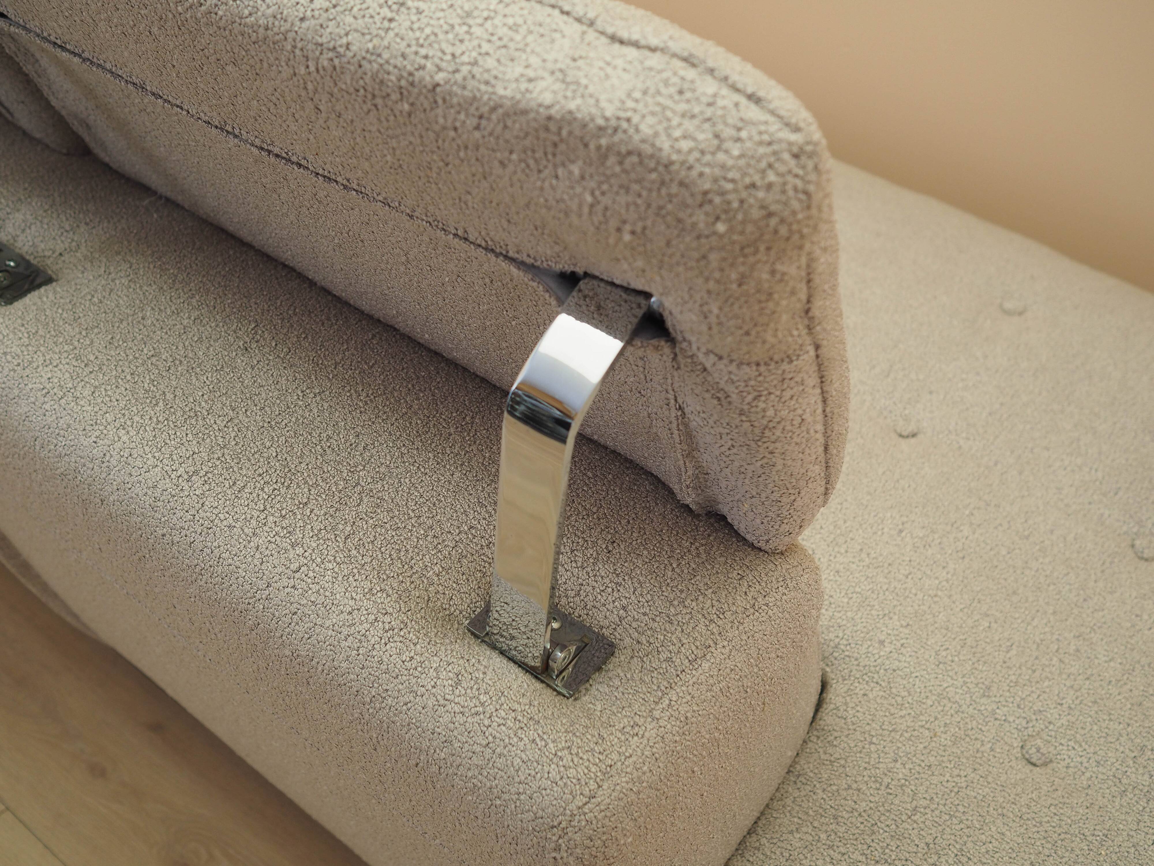 Beige sofa, Italian design, 1980s, made in Italy