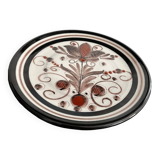 Burkart ceramic wall plate