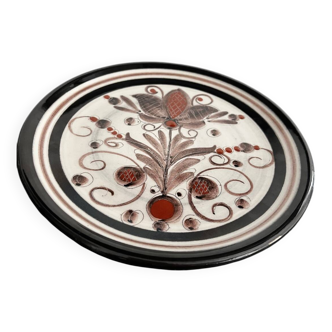 Burkart ceramic wall plate