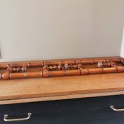 Porte manteau mural ancien en bois