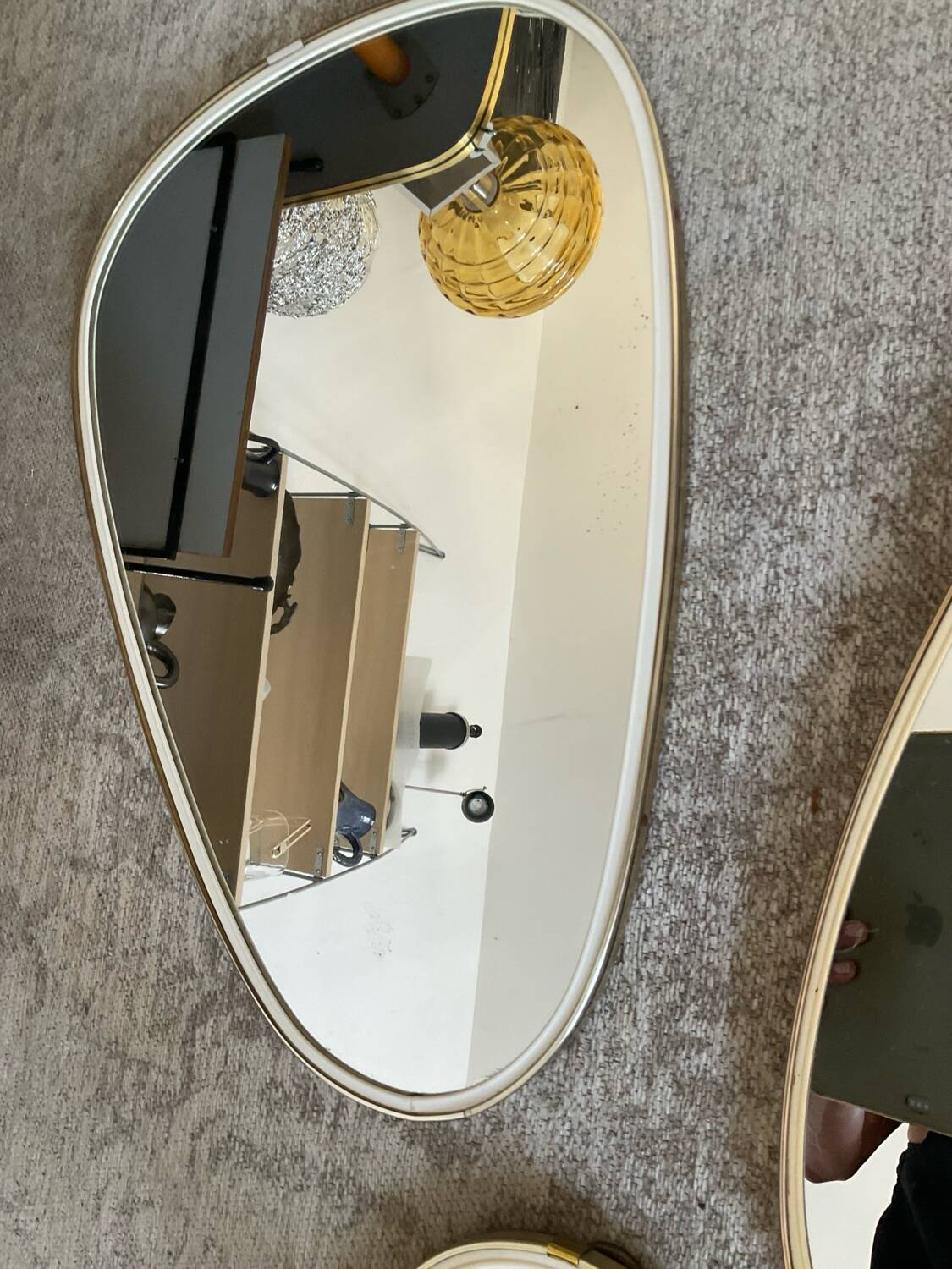 Trio of asymmetrical free-form mirrors from the 60s and 70s