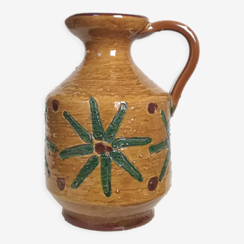 Ceramic vase, mustard