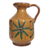 Ceramic vase, mustard