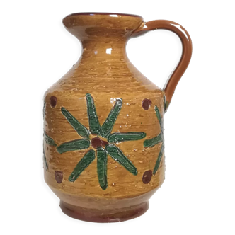 Ceramic vase, mustard