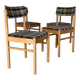 Chaises vintage  Baumann style scandinave