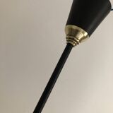 Lustre diabolical 8 lights Maison Lunel 1950