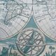 Old map framed map world map
