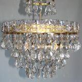 Crystal chandelier cascade, 1960s