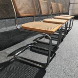 4 Cesca chairs B32 Marcel Breuer