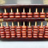 Ancient chinese abacus diamond wood