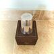 Antique timbale in silver-plated metal with case