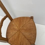 Chaise de nourrice paillée vintage