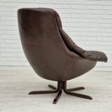 1970s, Vintage Danish leather armchair by H.W.Klein, original condition.