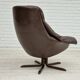 1970s, Vintage Danish leather armchair by H.W.Klein, original condition.